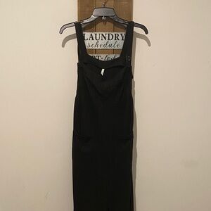 HALARA Charcoal Ribbed Jumpsuit